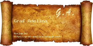 Graf Adelina névjegykártya